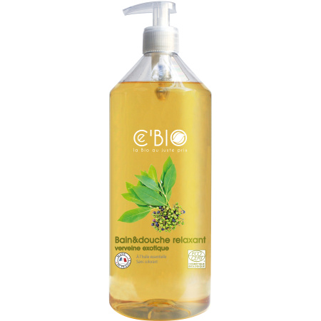 Cebio Ontspannend Bad En Douche Exotische Verbena Bio Pompfles 1l