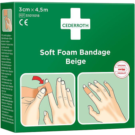 Cederroth Zelfklevende Pleister Beige 3cmx 4,5m 1 Rol
