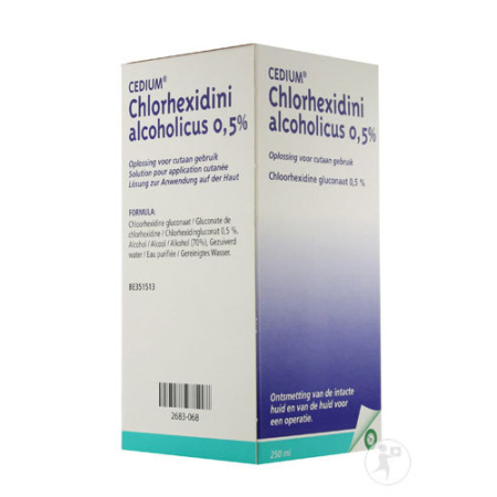 Cedium Chlorhex. Alcoholicus Gluconaat 0,5% Fles 250ml