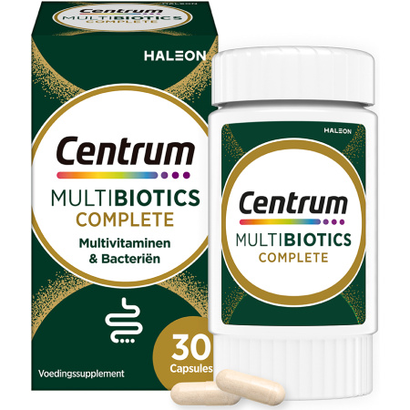 Centrum MultiBiotics Complete 18 Vitaminen En Mineralen 18 Bacteriestammen 30 Capsules