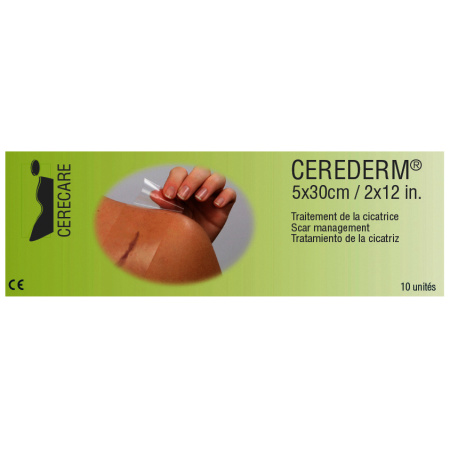 Cerederm Pleister Behandeling Van Littekens 5x30cm Stuks 10 (4309651)