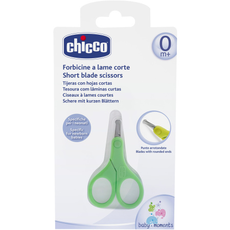 Chicco Nagelschaartje Met Korte Bladen En Ronde Punten Baby's 0+ Maanden 1 Paar