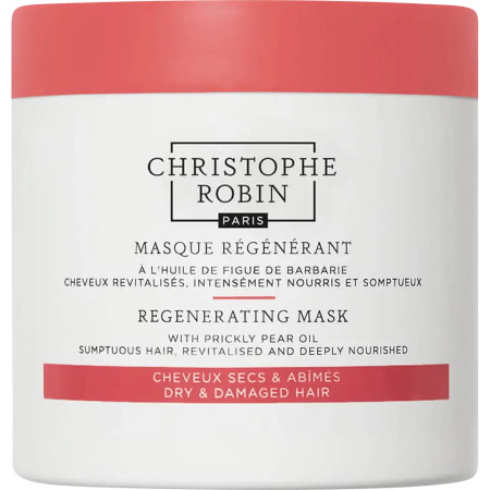 Christophe Robin Regenererend Masker Met Cactusvijgolie Droog En Beschadigd Haar 250ml