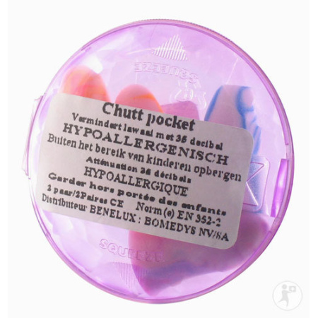 Chutt Pocket Sythetische Oordoppen 4 Stuks