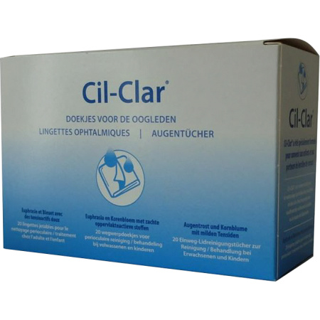 Cil-Clar Kompressen Oogleden 20 Stuks