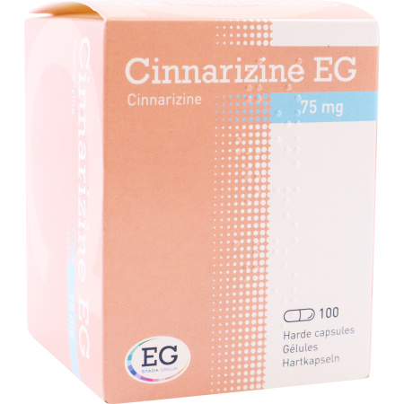Cinnarizine EG 75mg 100 Capsules