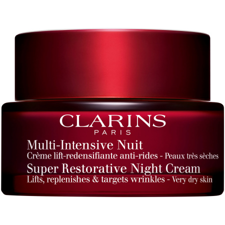 Clarins Super Restorative Nacht Crème Lift-Plumping Anti-Rimpels Zeer Droge Huid Pot 50ml