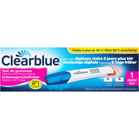 Clearblue Zwangerschaptest Ultra Early Digital 1 Stuk