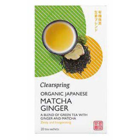 Clearspring Matcha Gember Thee 20 Zakjes