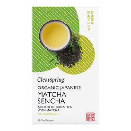 Clearspring Sencha Matcha Thee 20 Zakjes