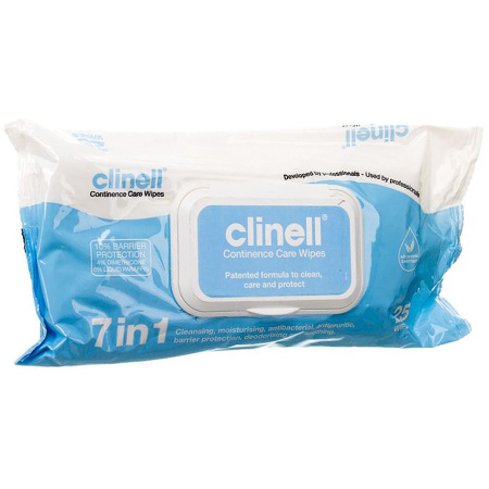 Clinell Continentiezorg Doekjes 25 Stuks