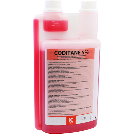 Coditane 5% Concentraat Voor Oplossing Cutaan Gebruik Runderen En Honden Flacon 1l