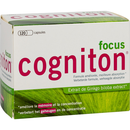 Will-Pharma Cogniton Focus Geheugen & Concentratie Ginkgo Biloba Vitamine D3 120 Capsules