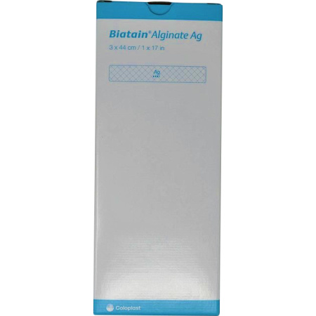 Coloplast Biatain Alginate SeaSorb Ag Alginatverband 3x44cm Stuks 10 (3780)