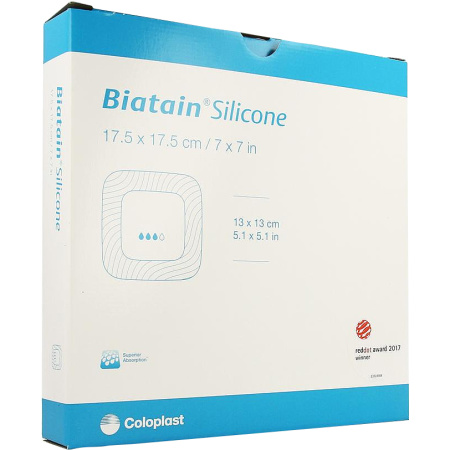 Coloplast Biatain Siliconen Schuimverband 17,5x17,5cm Stuks 5 (3438)