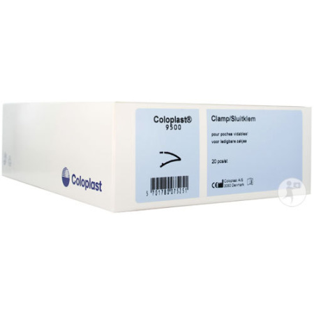 Coloplast Sluitklemmen 20 Stuks (9500)