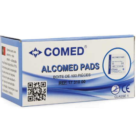 Comed Desinfecterende Alcoholdoekjes 70% Isopropylalcohol 100 Stuks