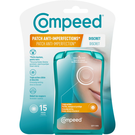 Compeed Patch Anti-Imperfection Discreet Hydrocolloïde Patch 15 Stuks