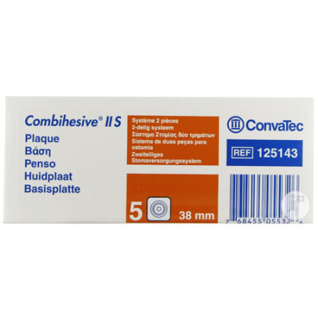 Convatec Combihésive IIS Huidplaat Stuks 5x38mm (125143)