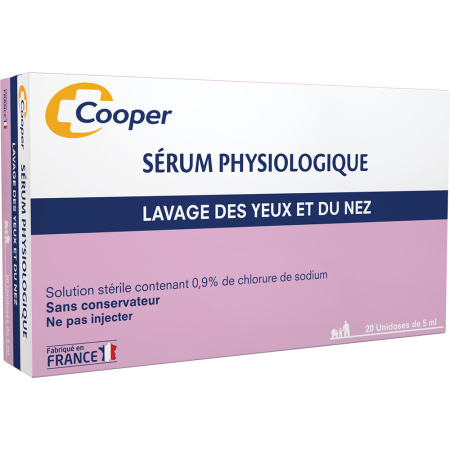 Cooper Fysiologisch Serum Unidoses 20x5ml