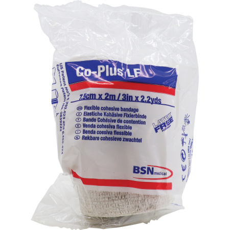 BSN Medical Co-Plus LF 7,5cm x 2m Rekbare Cohesieve Zwachtel 1 Stuk (7210030)