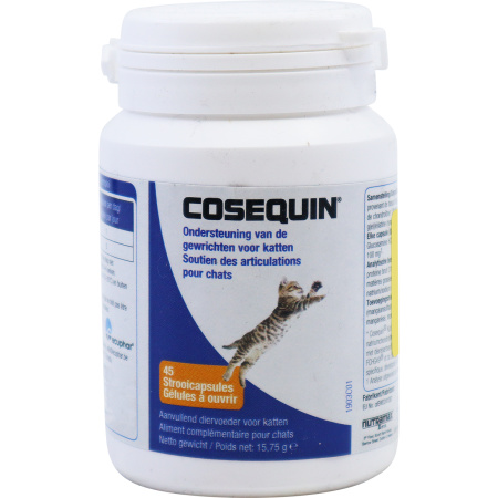 Cosequin Ondersteuning Van De Gewrichten Voor Katten 45 Capsules