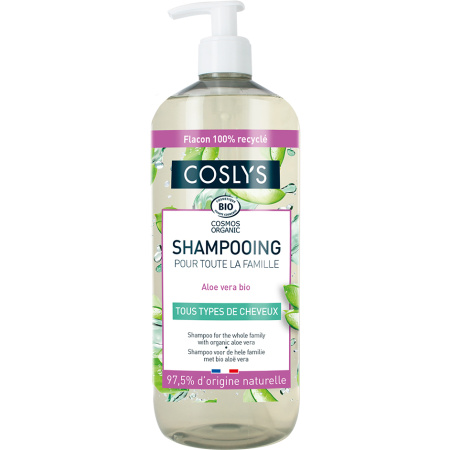 Coslys Aloë Vera Familie Shampoo Bio Pompfles 1000ml