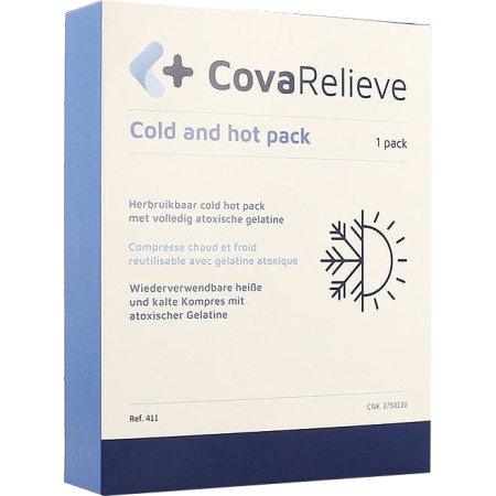 CovaRelieve Herbruikbaar Warm En Koud Kompres 14x27,5cm 1 Pack