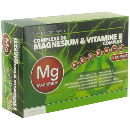 Credophar Complexe De Magnesium En Vitamine B Voedingssupplement 60 Capsules