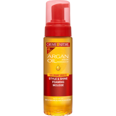 Creme Of Nature Arganolie Uit Marokko Style And Shine Schuimende Mousse Pompflacon 207ml
