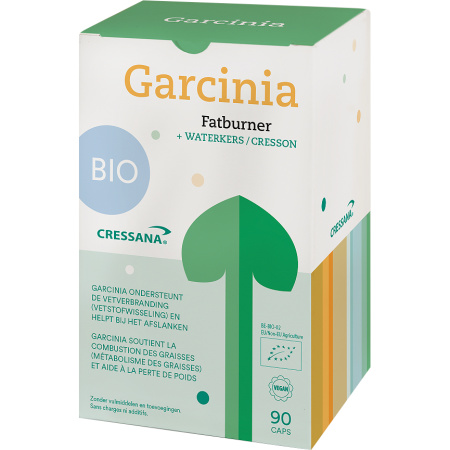 Cressana Garcinia Fatburner + Waterkers Bio 90 Capsules