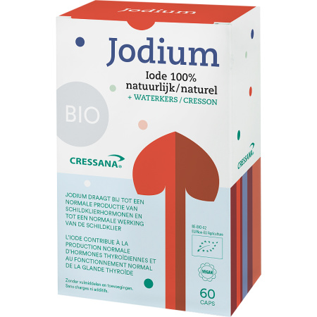 Cressana Bio Jodium Iode 100% Natuurlijk 60 Capsules