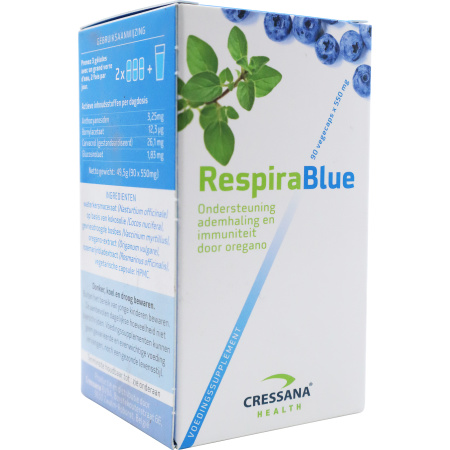 Cressana RespiraBlue 550mg V-Caps 90