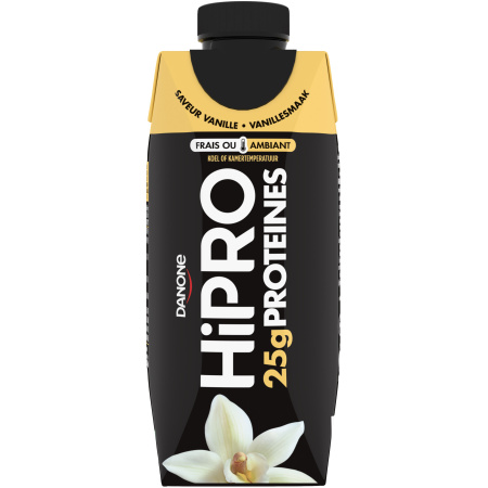 Danone HiPRO Protein Drink Sportdrank 25g Eiwitten Vanillesmaak 330ml