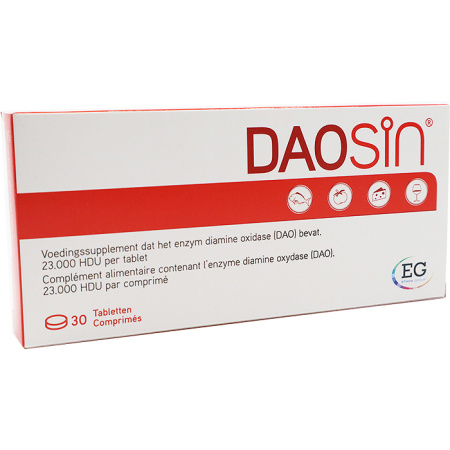 Daosin Histamine Verterend Enzym DAO 30 Tabletten
