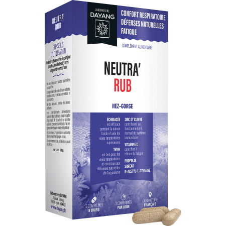 Dayang Neutra'rub Neus-Keel 15 Tabletten