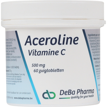 Deba Aceroline 500mg Vitamine C 60 Zuigtabletten