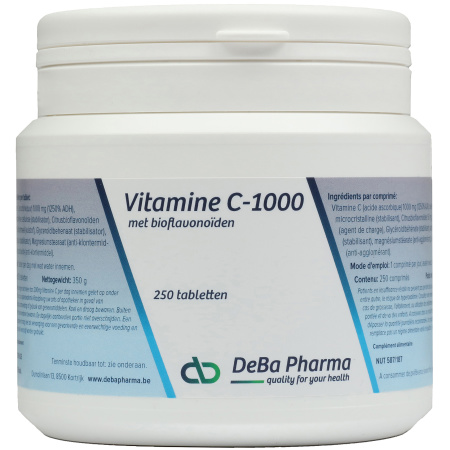 Deba Vitamine C-1000 Met Bioflavonoïden 250 Tabletten