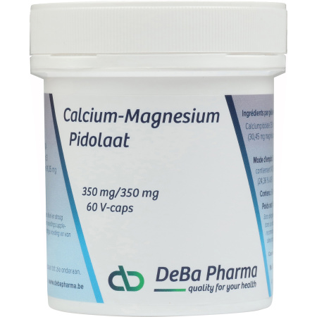 Deba Calcium-Magnesium Pidolaat 350mg/350mg Capsules 60