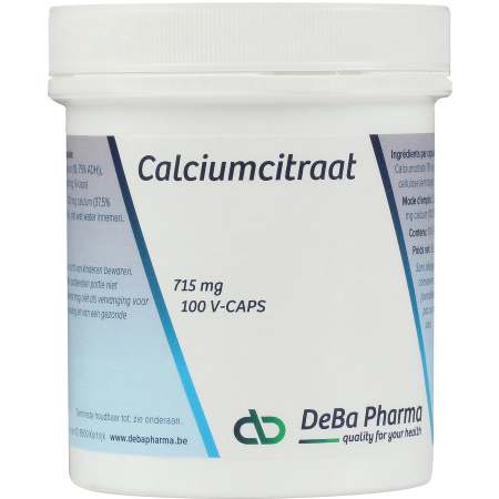 Deba Calciumcitraat 715mg V-Caps 100