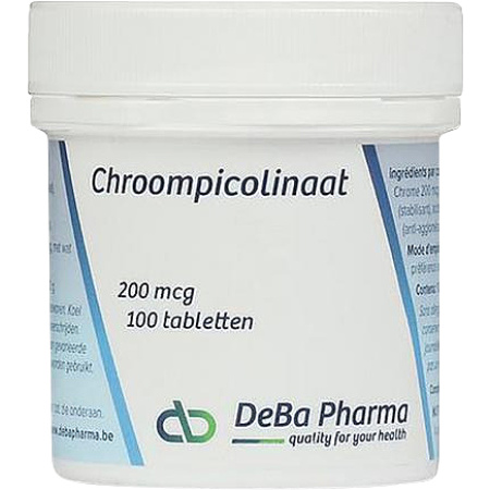 Deba Chroom Picolinaat 200mg Tabletten 100
