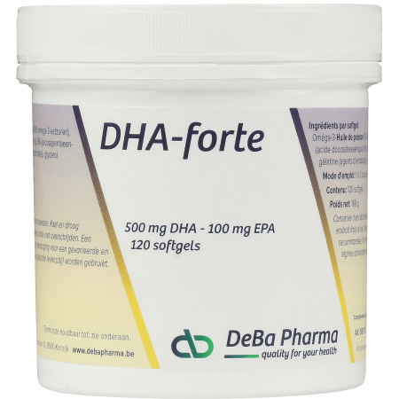 Deba DHA-Forte 500mg 120 Softgels