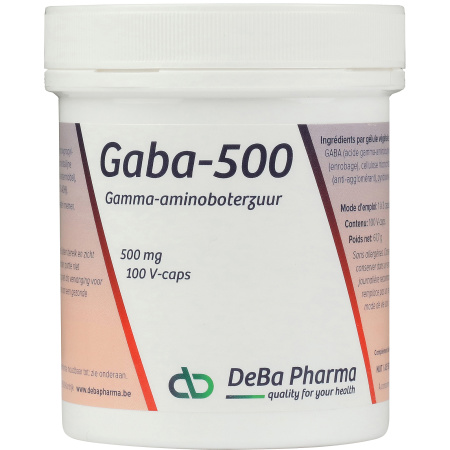 Deba Gaba Voedingssupplement 500mg 100 Capsules