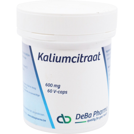 Deba Kaliumcitraat 600mg Capsules 60