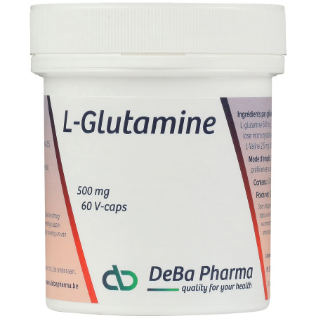 Deba L-Glutamine 500mg Plantaardige Capsules 60