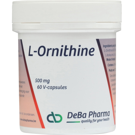 Deba L-Ornithine 500mg Capsules 60