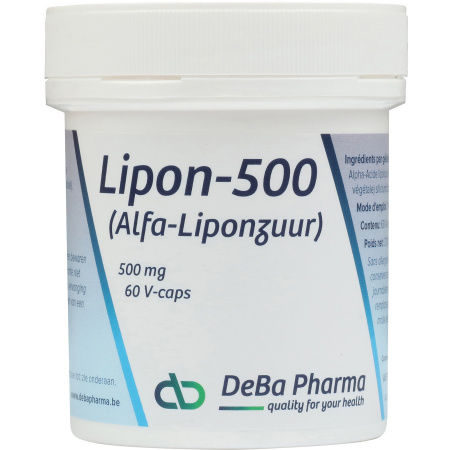 Deba Lipon-500 500mg Alpha-Lipoic Acid 60 V-Capsules