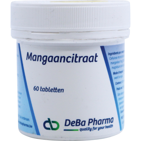 Deba Mangaancitraat 60 Tabletten