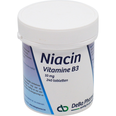 Deba Niacin 10mg Vitamine B3 Tabletten 240