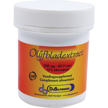 Deba Olijfblad Extract 500mg Capsules 60